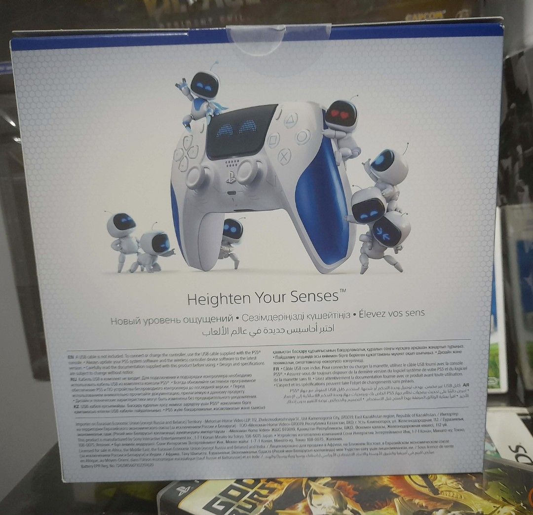 PS5 Dualsense - Astrobot Joyful Edition (Category: Controllers) located in Valenzuela. Submitted by retrogears (Listing ID 1456748310, Image 2). Description: Brand New Sealed. Bought in PlayStation store dubai..