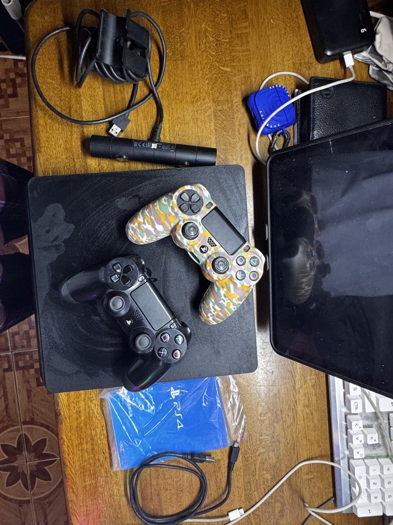 Ps 4 slim 1tb (Category: In-Game Products) located in Quezon City. Submitted by enzopayumo18 (Listing ID 1456746484, Image 3). Description: PS4 Slim 1tb NO ISSUE Inclusions: 2 original controller 10CD games camera stand for camera manual box hdmi 13.52 system software with brandnew cooling stand ₱10,500 Dm me for more info.