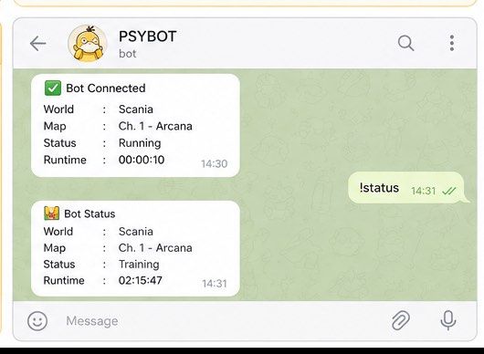 MAPLESEA BOT (Category: In-Game Products) located in Singapore. Submitted by yellowluffy (Listing ID 1456735278, Image 3). Description: **PSYBOT 🐥✨ — Cute Duck-Themed MapleStory Grinding Utility** Grinding for **Lv. 300**, **HEXA Fragments**, **Grandis/Geardrock progression**, or **meso farming**? PSYBOT is designed to automate repetitive grinding with a clean, easy-to-use duck-themed interface. 💛💙 🚫 **No Memory Injections / Reads** 🚫 **No H