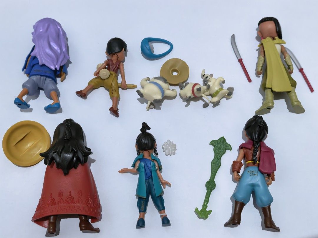 Raya and the Last Dragon Action Figures Set (Category: Figurines & Statues) located in Manila. Submitted by kenslie (Listing ID 1456716826, Image 2). Description: - Set of Raya and the Last Dragon action figures - Includes main characters: Raya, Sisu, Namaari, and others - Comes with accessories: swords, shield, and staff - Detailed and colorful figures - Perfect for fans of the movie.