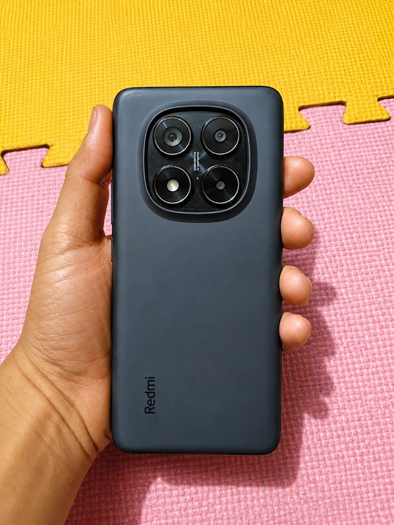 REDMI NOTE 14 PRO 5G (Category: Xiaomi) located in Manila. Submitted by johnyyysin (Listing ID 1456736052, Image 1). Description: no issue and no history repair makinis n makinis gaming phone unit, case, and 120w charger original 24gb ram ( 12+12 ) 512gb rom 6.67-inch WFHD+ AMOLED Display with Corning Gorilla Glass Victus 2 120Hz Refresh Rate, 3000nits peak, Dolby Vision, HDR10+, and punch-hole Qualcomm Snapdragon 7s Gen 3 (4 nm) 200MP Main Camer