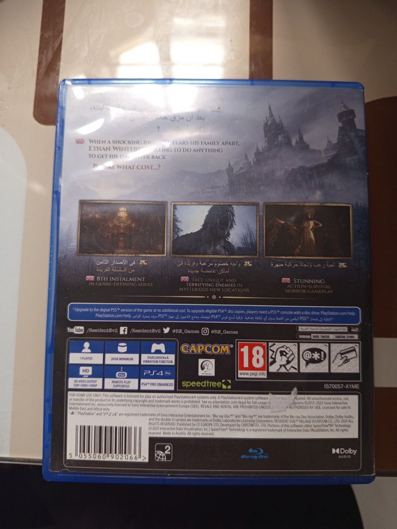 Resident Evil Village PS4 Game (Category: PlayStation) located in Manila. Submitted by tungtungseller (Listing ID 1456610046, Image 2). Description: no issues, can send vid for proof na working jnt or lalamove ship south caloocan loc.