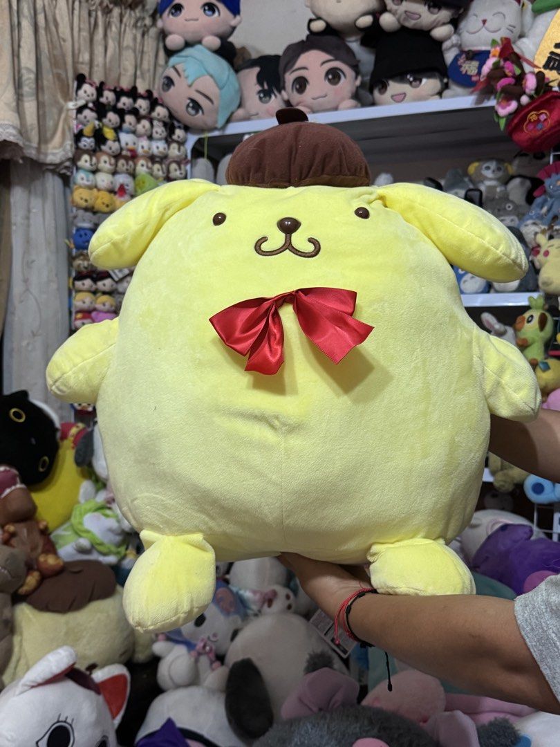Sanrio Pompompurin Super Jumbo Plushie (Category: Plushies & Soft Toys) located in Antipolo. Submitted by bhabiegraciefashionlab (Listing ID 1456691153, Image 2). Description: Brand New with Papertag Original Sanrio Pompompurin from Japan Huggable #pompompurin #sanrio #huggable #japanstuffedtoys.