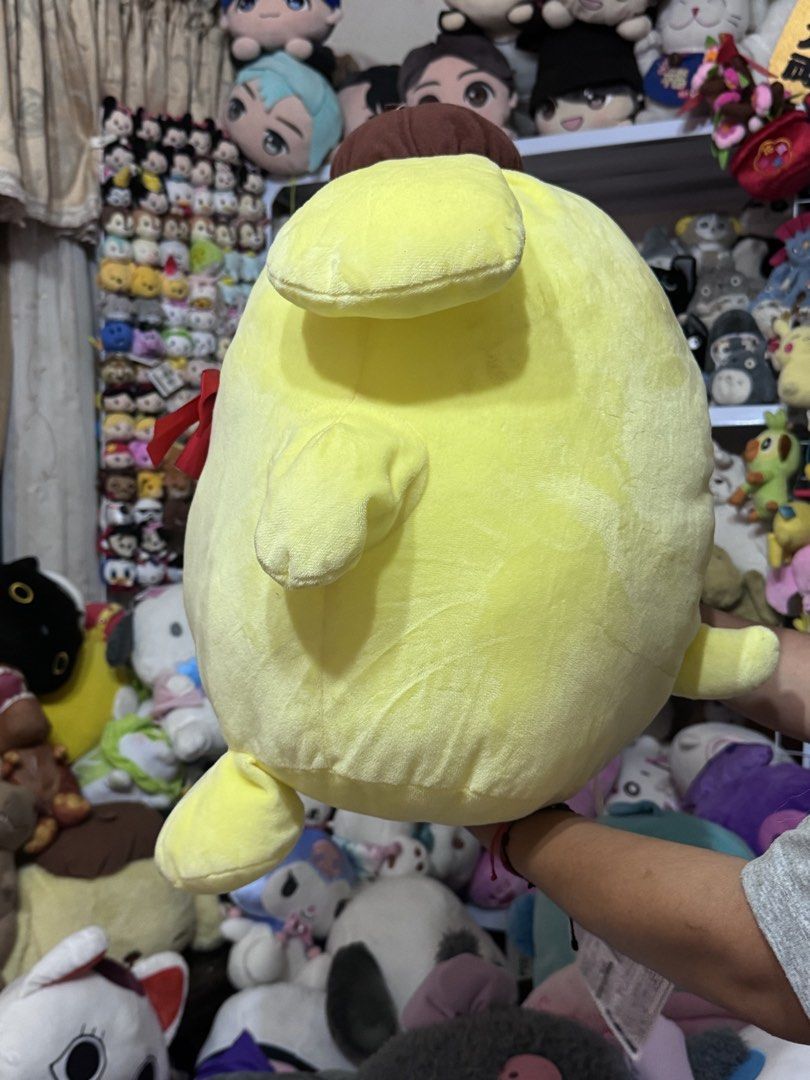 Sanrio Pompompurin Super Jumbo Plushie (Category: Plushies & Soft Toys) located in Antipolo. Submitted by bhabiegraciefashionlab (Listing ID 1456691153, Image 3). Description: Brand New with Papertag Original Sanrio Pompompurin from Japan Huggable #pompompurin #sanrio #huggable #japanstuffedtoys.