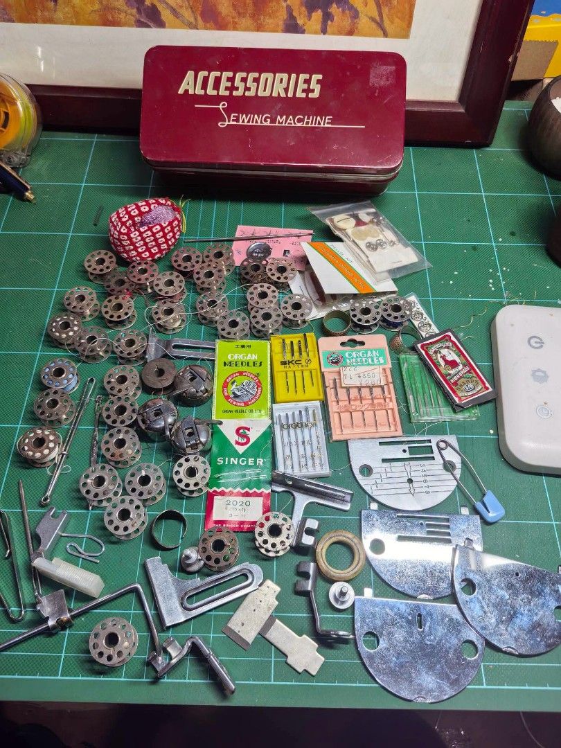 Sewing Machine Accesories Take All Package 78 Pcs Total (Category: Craft Supplies & Tools) located in Cebu City. Submitted by dudes_villanueva (Listing ID 1456604810, Image 1). Description: Sewing Machine Accesories Take All Package 78 Pcs Total 📌 As is condition..
