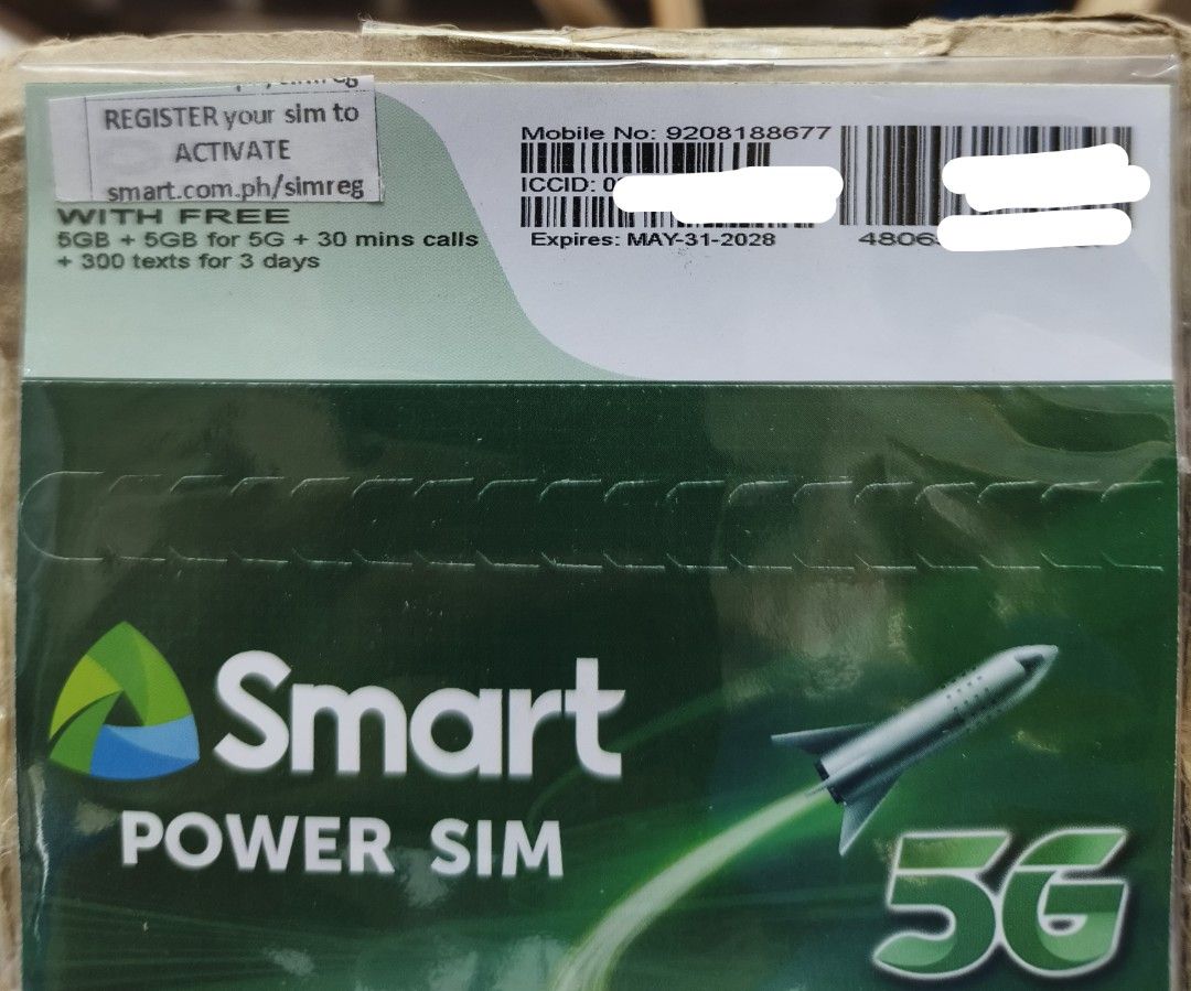 Smart Vanity Sim 0920 (Category: Sim Cards) located in Morong. Submitted by thriftcart (Listing ID 1456565223, Image 2). Description: ‎Smart Vanity Sim ‎Legacy prefix 0920 ‎Number: 0920-81-88-677 ‎Sim Expiration: MAY 2028 ‎ ‎Originally bought Php 800+ ‎Sealed, unused, unregistered simpack ‎ ‎REPRICED @ Php 500 nalang ‎RFS: Found my preferred number ‎ Loc: Morong Rizal ‎J&T/Lalamove c/o buyer NO COD SF excluded ‎ ‎ALL SALES FINAL.