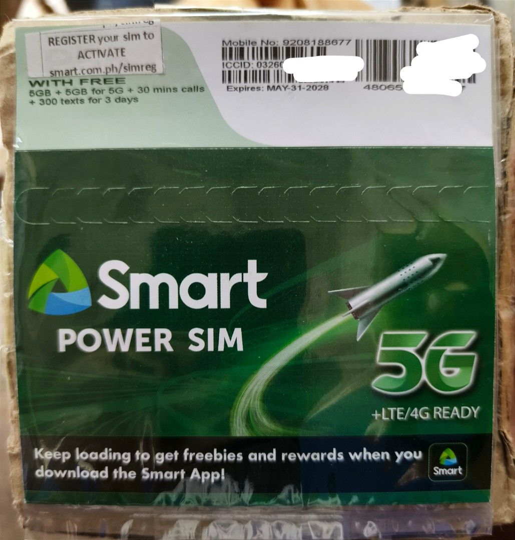 Smart Vanity Sim 0920 (Category: Sim Cards) located in Morong. Submitted by thriftcart (Listing ID 1456565223, Image 1). Description: ‎Smart Vanity Sim ‎Legacy prefix 0920 ‎Number: 0920-81-88-677 ‎Sim Expiration: MAY 2028 ‎ ‎Originally bought Php 800+ ‎Sealed, unused, unregistered simpack ‎ ‎REPRICED @ Php 500 nalang ‎RFS: Found my preferred number ‎ Loc: Morong Rizal ‎J&T/Lalamove c/o buyer NO COD SF excluded ‎ ‎ALL SALES FINAL.