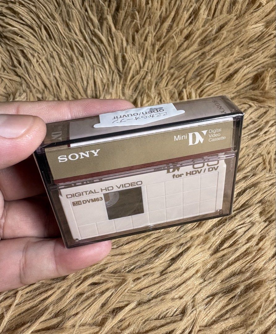 Sony Mini DV Cassette 3DVM63HD (Category: Video Cameras) located in Caloocan City. Submitted by ivandave09 (Listing ID 1456643265, Image 2). Description: Sony Mini DV Cassette 3DVM63HD - Brandnew - Sealed - 63 minutes - For HDV and standard DV recording 250 pesos each 700 pesos 3-pack bundle Pick-up at north caloocan, lalamove, gogo xpress or flash express delivery at buyer’s expense. Modes of payment: Bank deposit or Gcash .