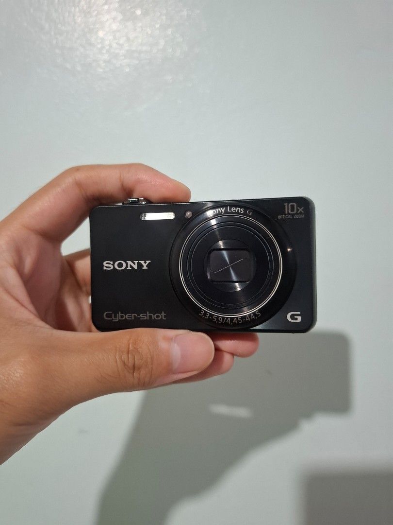 Sony wx200 (Category: Cameras) located in Dagupan City. Submitted by gadgets_by_pxtrade (Listing ID 1456769385, Image 1). Description: 📷 Sony Cyber-shot DSC-WX200 🧺 SALE: ₱11,999 + sf — slightly negotiable Features: Compact & stylish digicam 18.2 MP Exmor R CMOS sensor 10x Optical zoom Built-in Wi-Fi Full HD video recording Body condition: 9/10 — very good condition and could pass as brand new. No scratches, dents, or major signs of usage. With