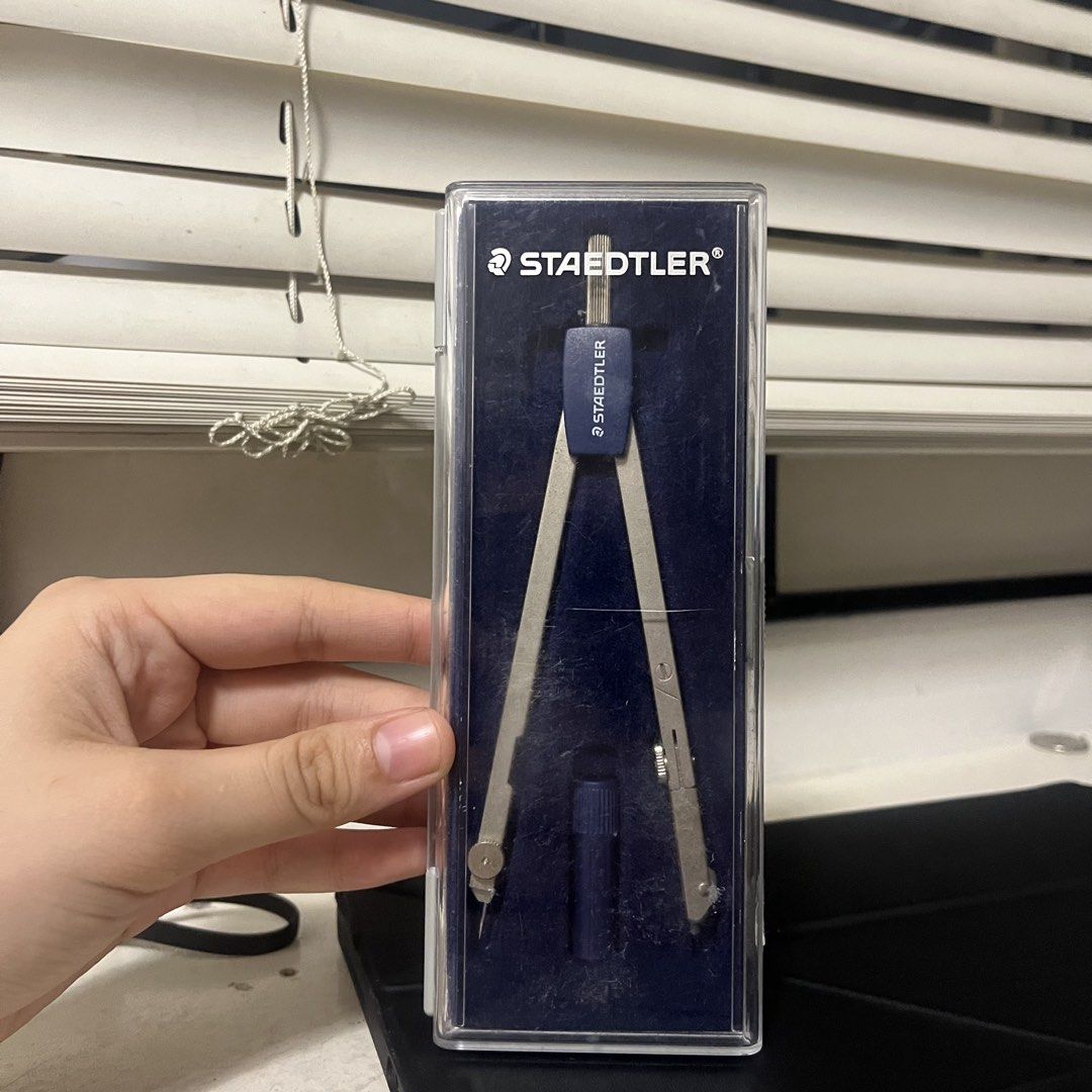 Staedtler Basic Compass with needle and lead (Category: Stationery & School Supplies) located in Manila. Submitted by siliconie (Listing ID 1456699880, Image 2). Description: .