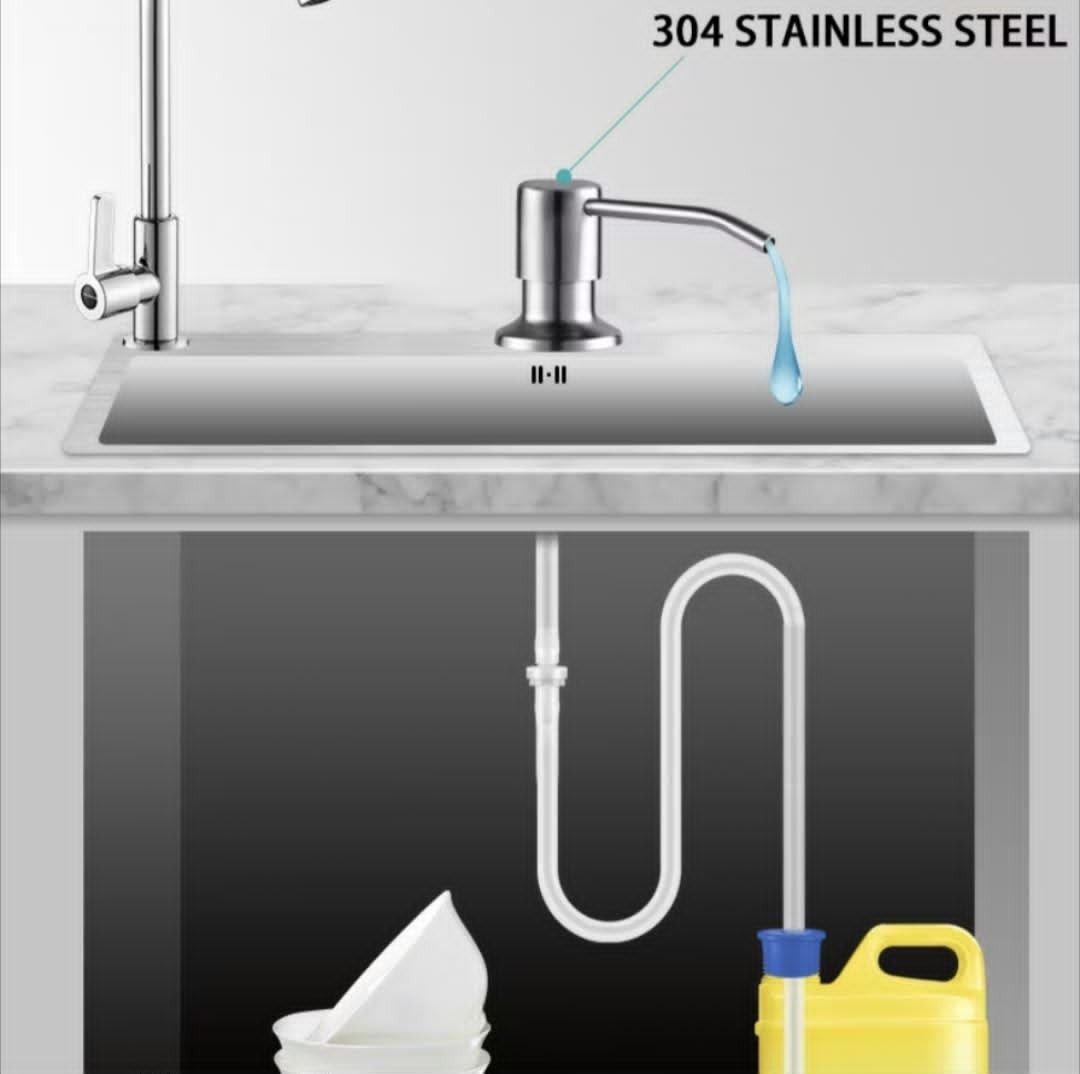 Black Plastic Under Sink Soap Dispenser Pump (Category: Bathroom & Kitchen Fixtures) located in Manila. Submitted by nattyfinds (Listing ID 1456644774, Image 3). Description: Not yet used Actual pic on the 2nd slide - Easy to install under sink - Fits holes 18-40mm - Durable plastic construction - 360-degree spinning pump head - Ideal for kitchens and bathrooms - Delivers a consistent, even soap flow - Prevents messy drips and uneven discharge - 