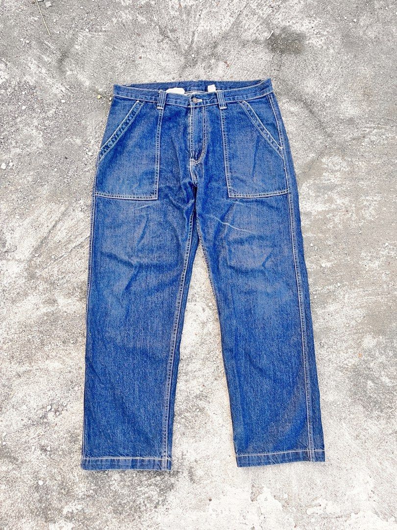 +SubReason BAKER PANTS (Category: Jeans) located in Cebu City. Submitted by maytagumpay (Listing ID 1456695331, Image 2). Description: +SubReason BAKER PANTS Size on tag: L Actual dimes: ▪️34”Waist ▪️12”Rise ▪️23”Hips ▪️12”Thigh ▪️28.5”Inseam ▪️40”Outseam ▪️8.5”Leg Opening Color rate: 9/10 Honest Issue: NONE 🍀GOOD CONDITION 🏷️: @ ₱9️⃣9️⃣9️⃣ only 🚚: @ ₱1️⃣ only DELIVERY CHARGE 🚫NO COD 🙏 I WOULD APPRECIATE IT IF YOU COULD DITCH UNREASONABLE HA