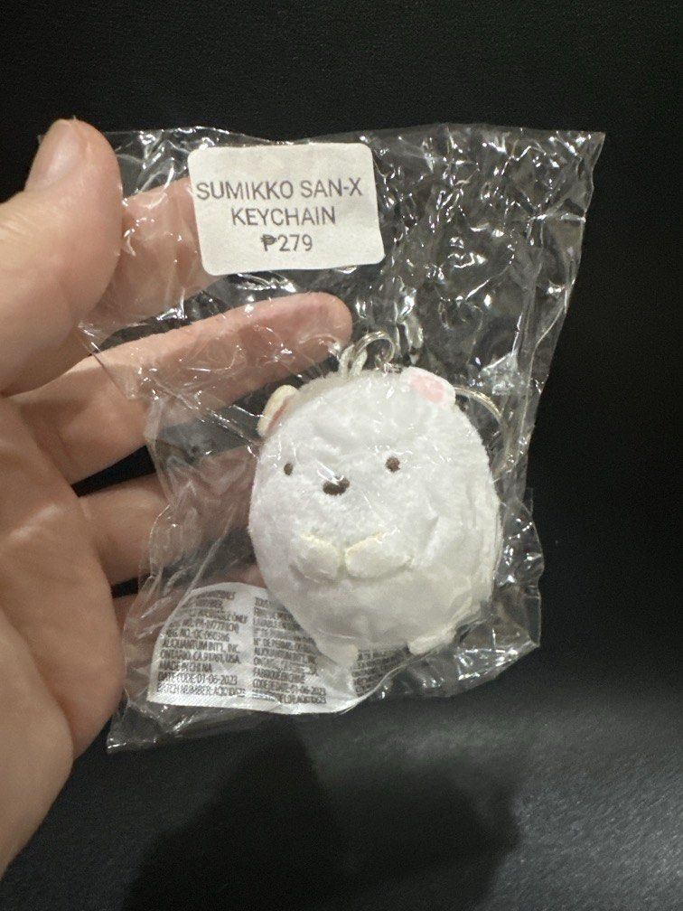 Sumikko Gurashi Keychain (San-X) (Category: Plushies & Soft Toys) located in Manila. Submitted by krystalchewey_ (Listing ID 1456721850, Image 1). Description: Bnew Actual Photo Posted 279php San X Plushie keychain.