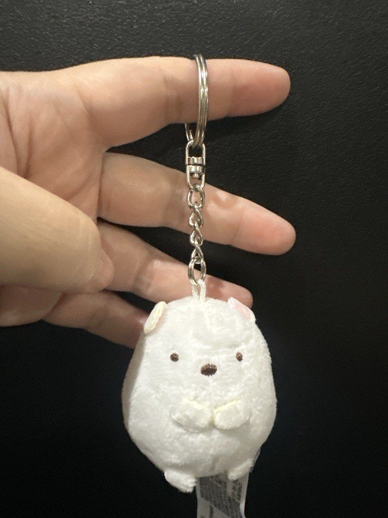 Sumikko Gurashi Keychain (San-X) (Category: Plushies & Soft Toys) located in Manila. Submitted by krystalchewey_ (Listing ID 1456721850, Image 2). Description: Bnew Actual Photo Posted 279php San X Plushie keychain.