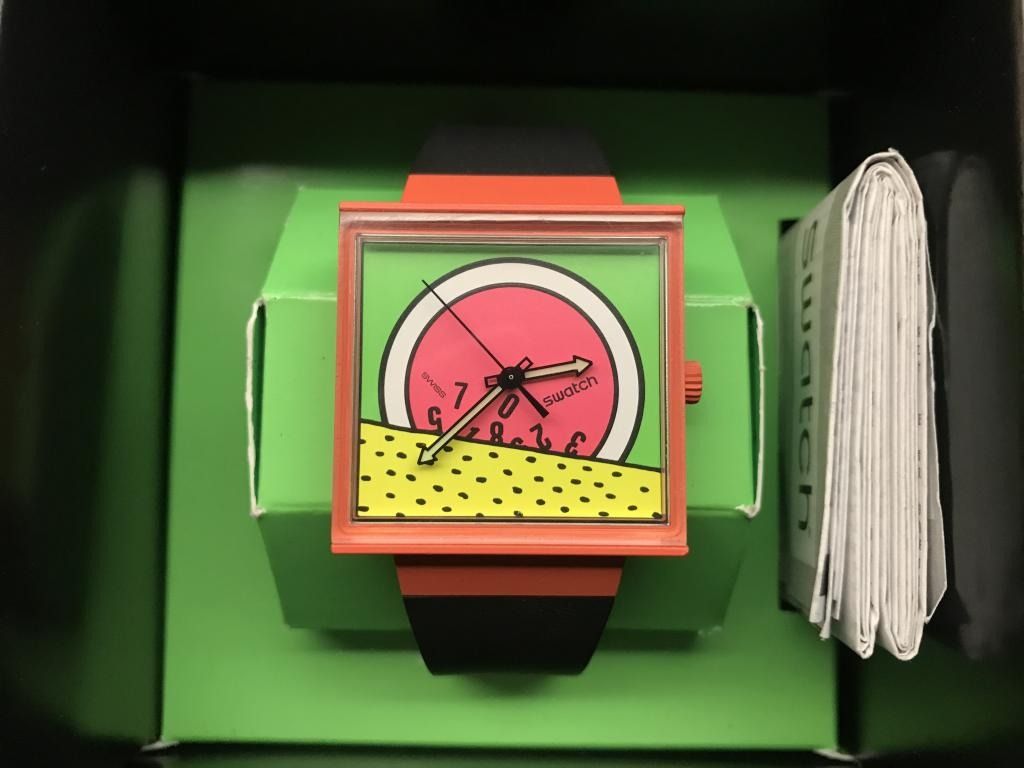 Swatch x Keith Harring "Break Time" Limited Edition Watch (Category: Women's Watches) located in Tarlac. Submitted by living.wisely (Listing ID 1456722558, Image 3). Description: - The Swatch Watch "Break Time" is still available. - In excellent, Like-New Condition. Limited Edition Swatch x Keith Haring. Purchased for ₱7,000, now selling below SRP. This is a limited-edition Swatch watch featuring the iconic artwork of Keith Haring. It has only be