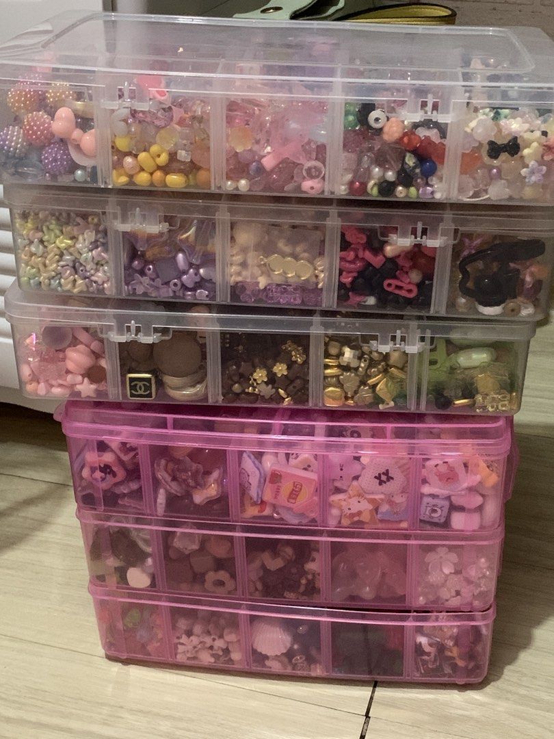 Take All beads/charms (Category: Craft Supplies & Tools) located in San Mateo. Submitted by ms_gabbb (Listing ID 1456779175, Image 1). Description: Take all beads/charms including organizer 5k only (negotiable) Lalamove Rfs: decluttering.