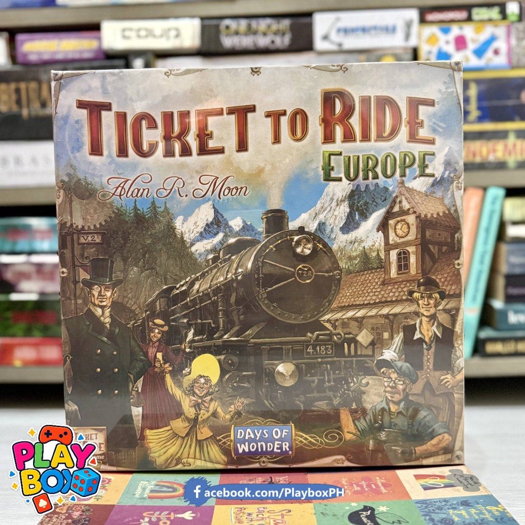 Ticket to Ride: Europe (Category: Board Games & Puzzles) located in Quezon City. Submitted by playboxph (Listing ID 1456756463, Image 1). Description: .