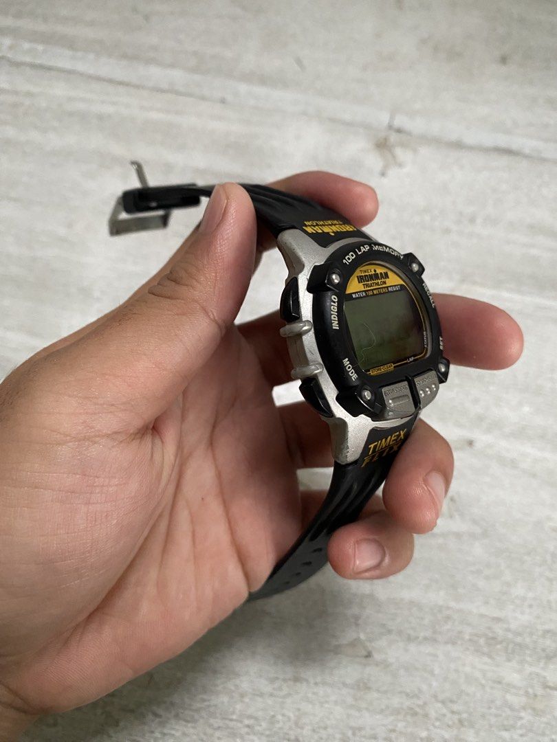 Timex Ironman Triathlon Flix 100-Lap Memory (Category: Luxury Watches) located in Manila. Submitted by quickrabbit-e99572 (Listing ID 1456689906, Image 2). Description: Timex Ironman Triathlon Flix 100-Lap Memory Timex watch for sale. ✅ Fresh battery ✅ Fully working ✅ Good condition ✅ Ready to use negotiable pa avail deliver or meet up via lalamove pag deliver DM me for a demo/video. 📩 PM if interested! .