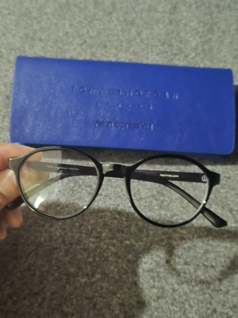 Tony Morgan Eyeglasses (Category: Sunglasses & Eyewear) located in Manila. Submitted by zdeclutter1605 (Listing ID 1456630797, Image 2). Description: Tony Morgan Otto Blue Eyeglasses 48-16-145 Brand new never been used.