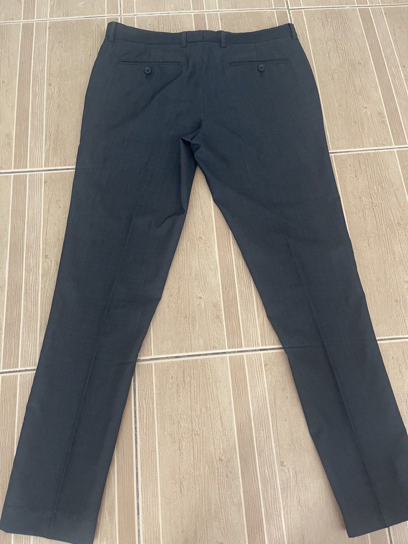 Topman Charcoal Grey Trousers (Category: Trousers) located in Paranaque City. Submitted by melvinmarquez (Listing ID 1456669648, Image 2). Description: - Topman charcoal grey Trousers - Charcoal grey color - Trousers: Flat front. UK 34R, EUR 86CM, US 34R - Made with wool Pickup at Mon El Subdivision in front of Sm Bf Parañaque or shipping or lalamove delivery at buyer’s expense .