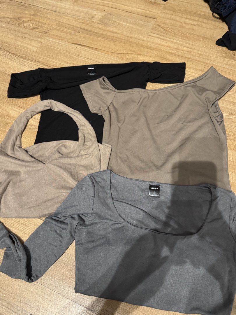 🌀TOPS BUNDLE🌀 MERA, BSCO, Etc. (Category: Sleeveless) located in Manila. Submitted by keishdbom (Listing ID 1456777592, Image 1). Description: Ranging sizes from M to XL (but best fits M-L frames) No flaws .