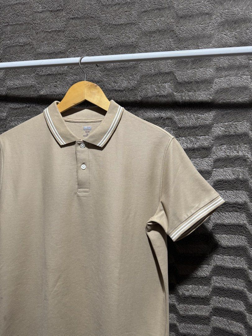 Uniqlo polo shirt (Category: Tshirts & Polo Shirts ) located in Bulacan. Submitted by OG_Domsthrift (Listing ID 1456640594, Image 3). Description: uniqlo polo shirt (brown) Pre-loved item As nex Slim fit Xl On tag 22x28 No issue Color rate:10/10.