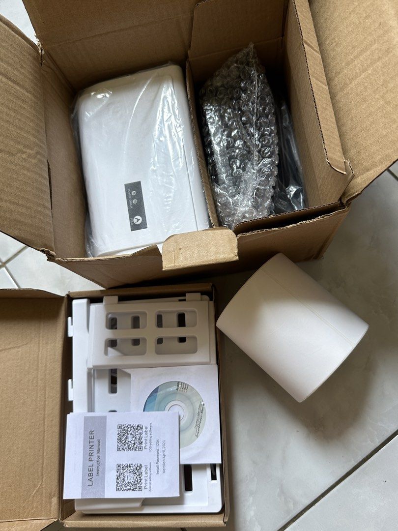 Waybill printer (Category: Printers, Scanners & Copiers) located in Tamparuli. Submitted by yissa_w (Listing ID 1456606821, Image 2). Description: Airway bill printer/ Label Printer / Receipt Printer / Thermal Printer Condition : Never used I buy but never used them, suitable for bussiness owner for printing parcels sticker or etc. Original price : RM242.99 Selling Price : 200 ( open for negotiation) 🛍️ free waybill thermal sticker (1 roll) .