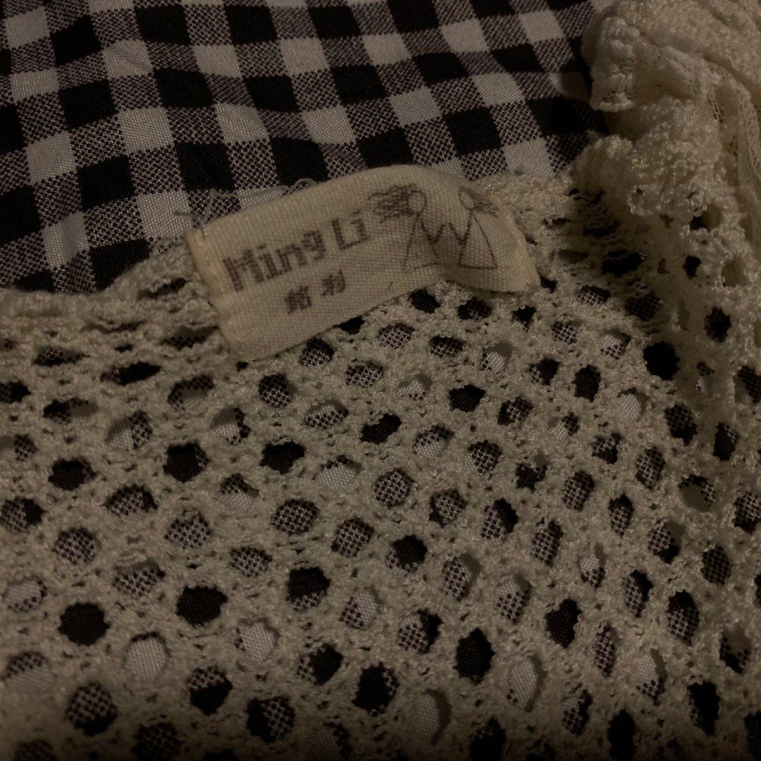 white lace crochet mesh cardigan (Category: Coats, Jackets and Outerwear) located in Manila. Submitted by kutoku (Listing ID 1456746444, Image 3). Description: .