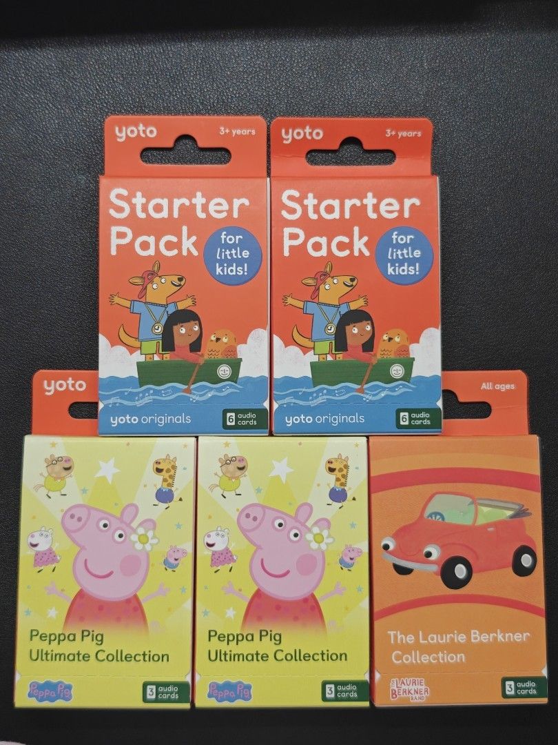 Yoto Peppa Pig Ultimate Collection Cards (Category: Children's Books) located in Mandaluyong City. Submitted by dainxxx (Listing ID 1456775239, Image 2). Description: Peppa Pig Ultimate Collection card - Ideal for young children's entertainment with music and stories.