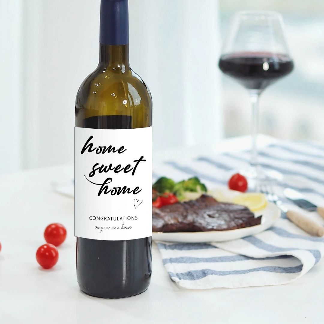 20PCS Custom Wine Bottle Labels Custom Write Logo Waterproof Packaging ...