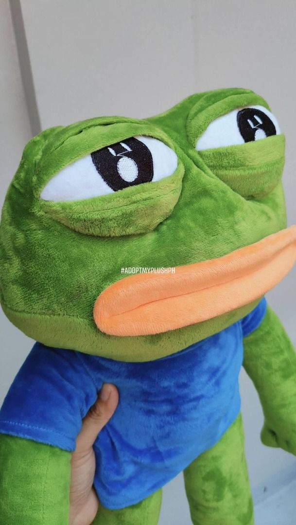24" Pepe The Frog Poseable Plush (Category: Plushies & Soft Toys) located in Taguig. Submitted by adopt.my.plush.ph (Listing ID 1456851566, Image 2). Description: 280.00 each.