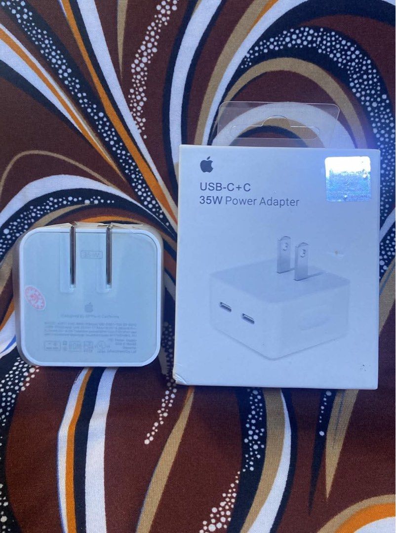 35W dual usb-c+c power adapter charger (Category: Chargers & Cables) located in Manila. Submitted by mimasour (Listing ID 1456916449, Image 1). Description: .