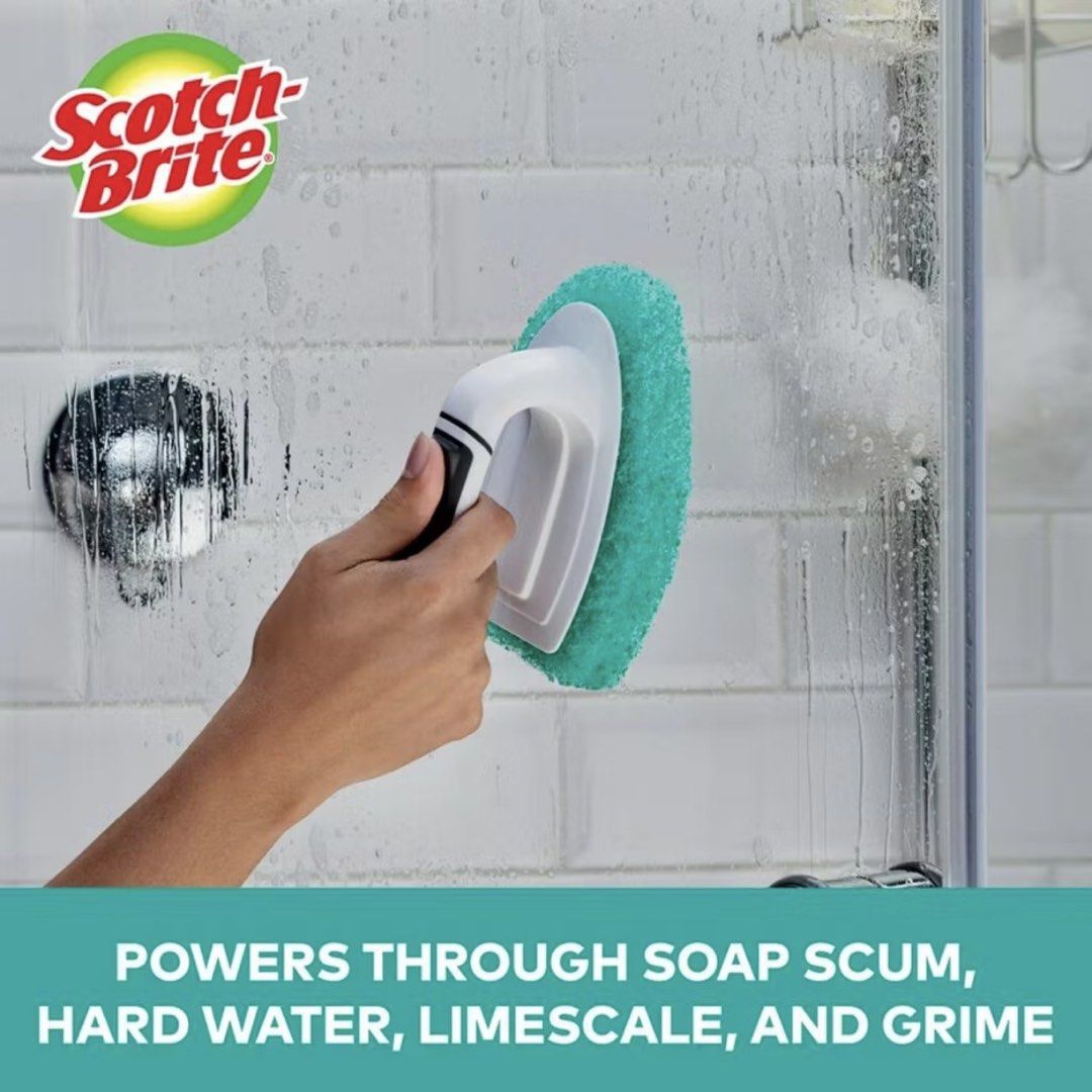 3M scotch brite tub and tile scrubber refill 1pc/pack (Category: Cleaning Tools & Supplies) located in Quezon City. Submitted by fractalline (Listing ID 1456920377, Image 3). Description: - Brand: 3M Scotch-Brite - Product Type: Tub & Tile Scrubber Refill - Features: Non-scratch scrubbing surface - Effectiveness: Powers through tough grime and soap scum - Surface Safe: Suitable for tile floors and walls, shower doors, tubs, and more - Packaging: 