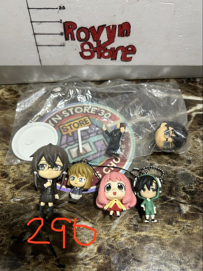 anime figures 290 per set (Category: Figurines & Statues) located in Caloocan City. Submitted by rovynstore30 (Listing ID 1456854698, Image 1). Description: anime figures set bundle as is what you see is what you get payment via gcash 1st to pay policy 290 pesos per set mod: lalamove or shoppe check payment via gcash.