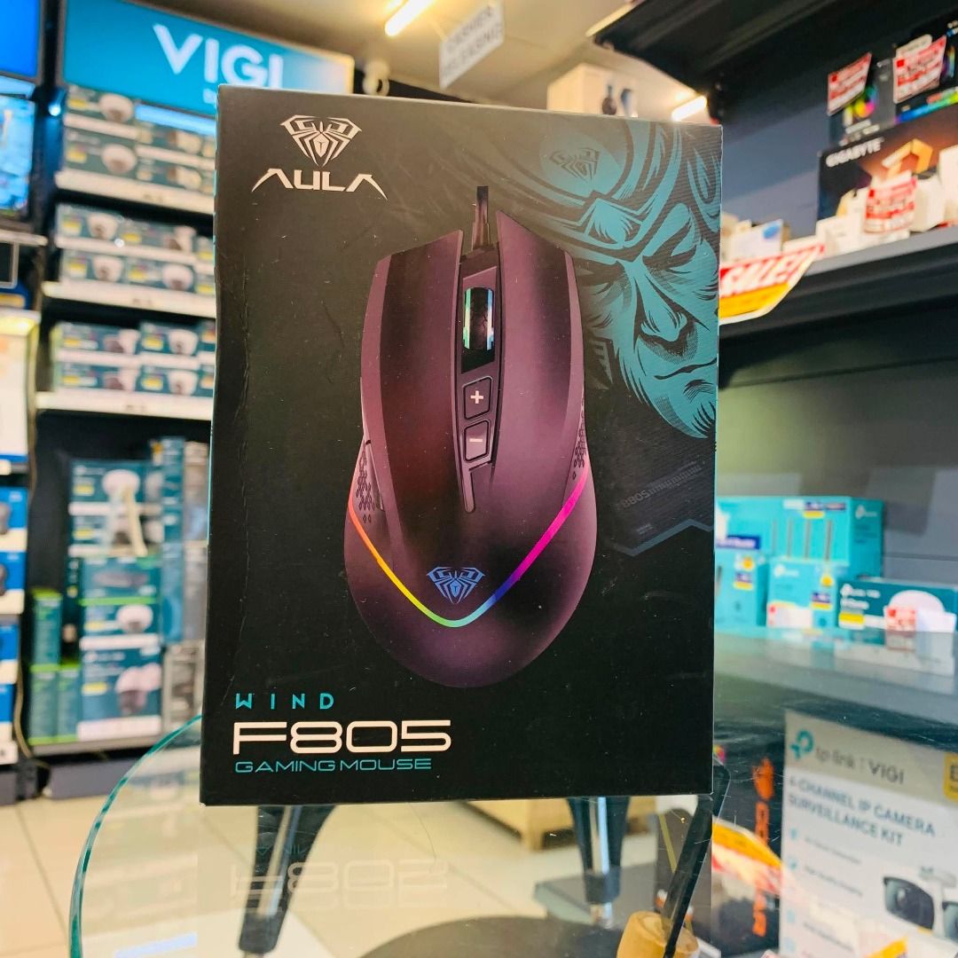 Aula F805 Wind Gaming Mouse Rainbow Backlight Black (Category: Mouse & Mousepads) located in Makati City. Submitted by gogadgetsmakati (Listing ID 1456883022, Image 1). Description: .