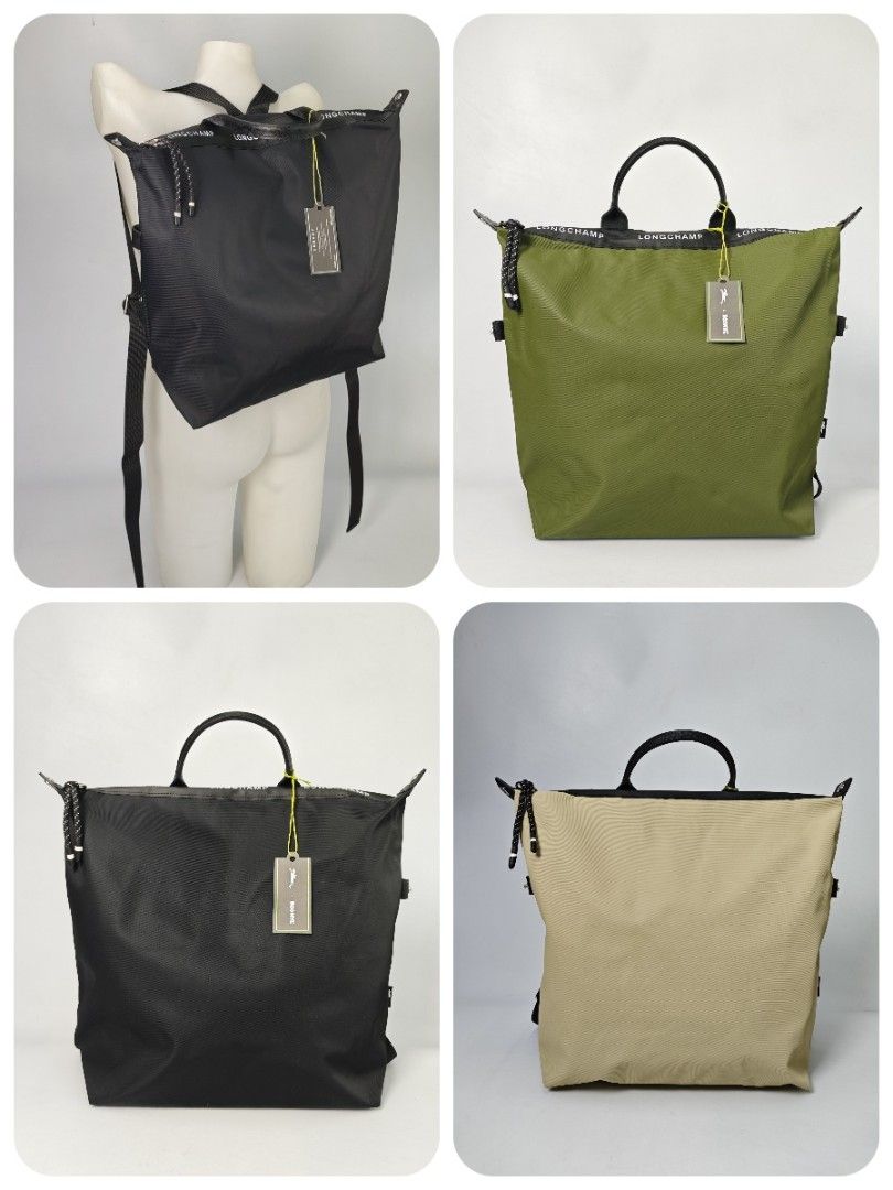 Authentic Longchamp Energy Backpack - Large (Category: Luxury Bags & Wallets) located in Quezon City. Submitted by hollowwillow (Listing ID 1456783179, Image 1). Description: - original and brand new - large - Available Colors: Terra Beige, Black, green .