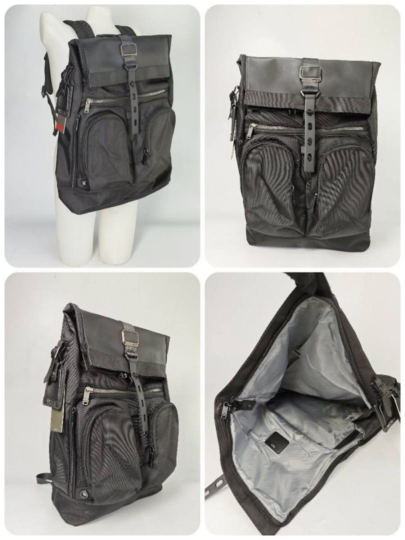 Authentic Tumi Alpha Bravo London Roll Top Backpack (Category: Backpacks) located in Quezon City. Submitted by hollowwillow (Listing ID 1456848005, Image 1). Description: - authentic and brand new - Alpha Bravo London Roll Top Backpack .