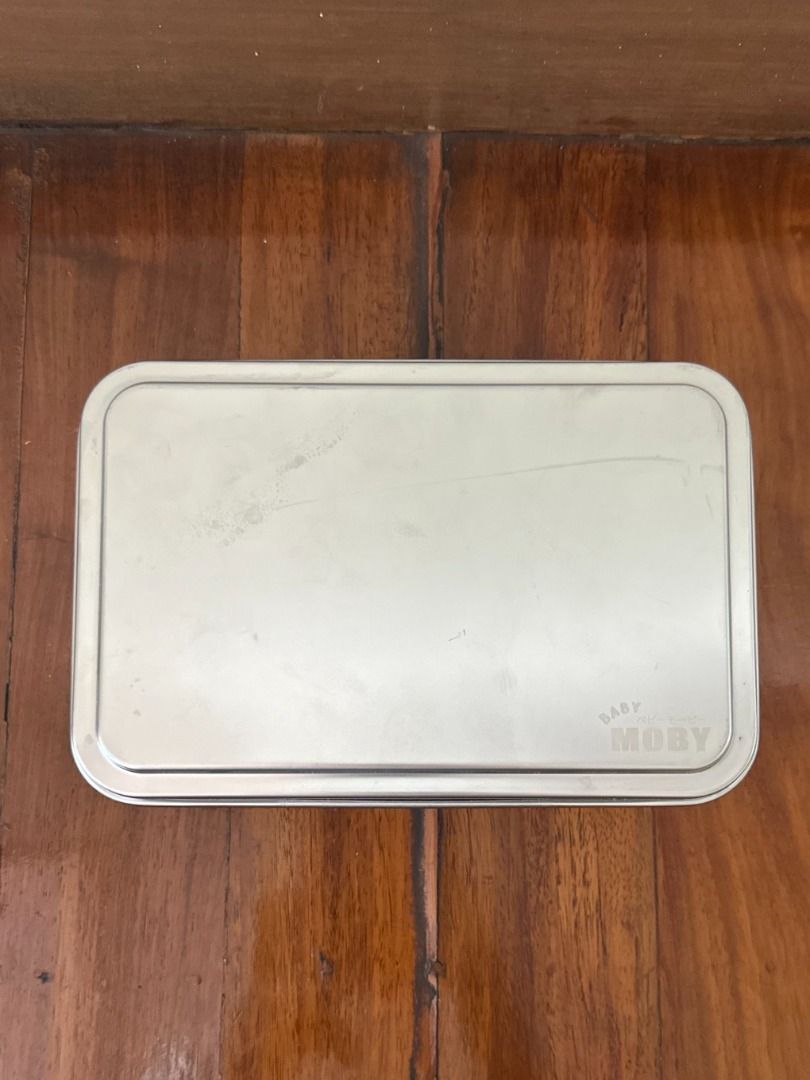 Baby Moby Stainless Steel Container (Category: Other Baby Bathing & Changing Needs) located in Makati City. Submitted by travelfinds34611 (Listing ID 1456876085, Image 3). Description: - Brand: Baby Moby - Material: Stainless Steel - Design: Two compartments with a lid - Features: Durable, hygienic, easy to clean - Ideal for storing baby cotton balls and pads The Baby Moby Stainless Steel Container is a specialized, hygienic organizer designed sp