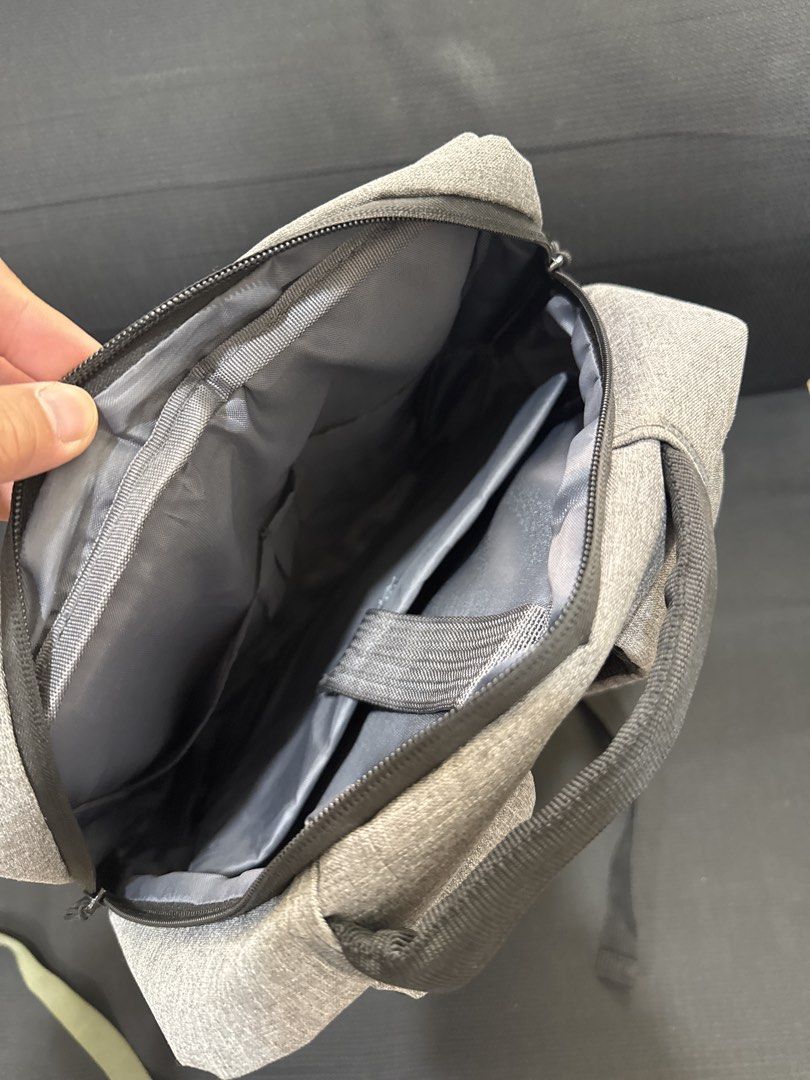 Backpack Laptop Bag (Category: Laptop Bags & Sleeves) located in Quezon City. Submitted by dadathegreat (Listing ID 1456799976, Image 3). Description: Slightly Used Laptop Bag Measurement posted. Decluttering .