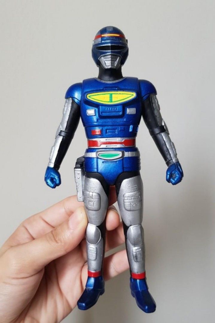 Bandai 2011 Space Sheriff Gavan Shaider Figure (Category: Figurines & Statues) located in Manila. Submitted by welbern (Listing ID 1456827061, Image 2). Description: - Bandai Space Sheriff Gavan Shaider vinyl figure - Iconic blue and silver robot design - Comes in original packaging.