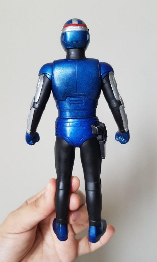 Bandai 2011 Space Sheriff Gavan Shaider Figure (Category: Figurines & Statues) located in Manila. Submitted by welbern (Listing ID 1456827061, Image 3). Description: - Bandai Space Sheriff Gavan Shaider vinyl figure - Iconic blue and silver robot design - Comes in original packaging.