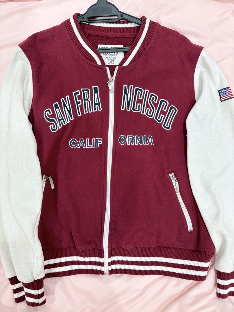 baseball jacket (Category: Coats, Jackets and Outerwear) located in Ayer Keroh. Submitted by ellysaaaaaa (Listing ID 1456868489, Image 1). Description: price inc postage.