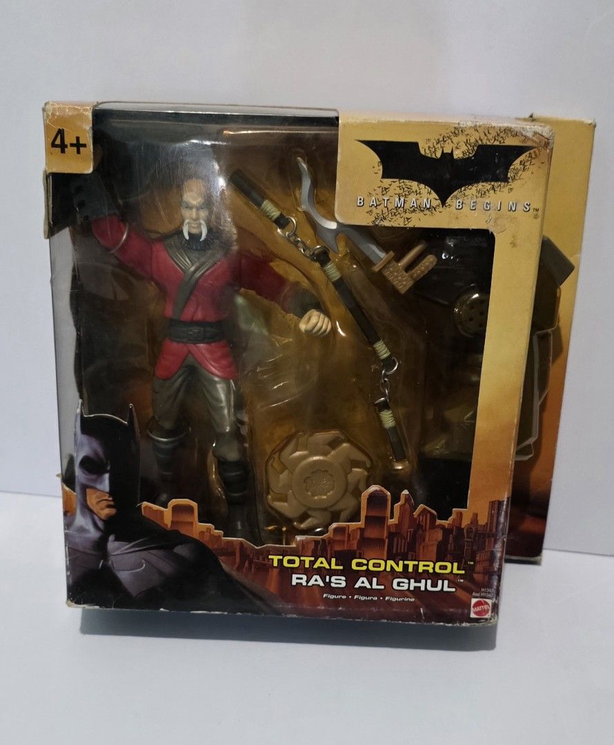 Batman Figures (Category: Figurines & Statues) located in Pasig City. Submitted by temerity_16 (Listing ID 1456950492, Image 3). Description: Top: Batman Begins Total Control Ra's al Ghul (2005, Mattel).- 850 Middle: Japanese-carded Harley Quinn and The Joker figures.- 950 each.