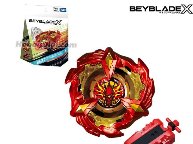 Beyblade X 爆旋陀螺 全新 （分類：動作及對戰玩具）位於 Hong Kong。 由 xavieryyy 提交（商品編號 1456904308，圖片 3）。簡介： BX-25 陀螺收納盒$160 UX-10 改造套裝 $350 BX-23 鳳凰飛翼 $200(hold) CX-13 巴哈姆特閃擊 $150 UX-19 獵彈獅鷲 $200 UX-11 衝擊龍神 $200(hold) UX-20 女武神 $260 CX-03 神杖 $250(冇code)拆開包裝 BX-49 蒼龍突擊 $180 BX-50-01 $250 CX-17-03 紅武士 $130 基本上包到現有T0-T1 既陀螺 即買即玩 完全冇問題 全收可小議/ 換野 紅空力天馬 。