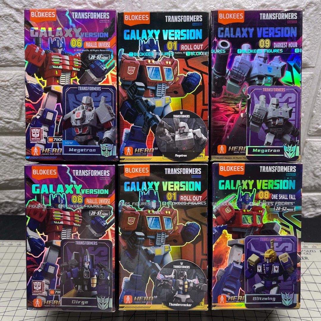 Blokees Transformers Galaxy Version (Category: Action & Battle Toys) located in Manila. Submitted by egcollectibles (Listing ID 1456855678, Image 3). Description: Blokees Transformers Galaxy Version for Sale Price: 350 - 500php each Location: Kamias or Visayas Ave, Quezon City Payment: G-Cash or Bank Transfer (LBP) Shipping/Delivery: J&T Express/Lalamove.