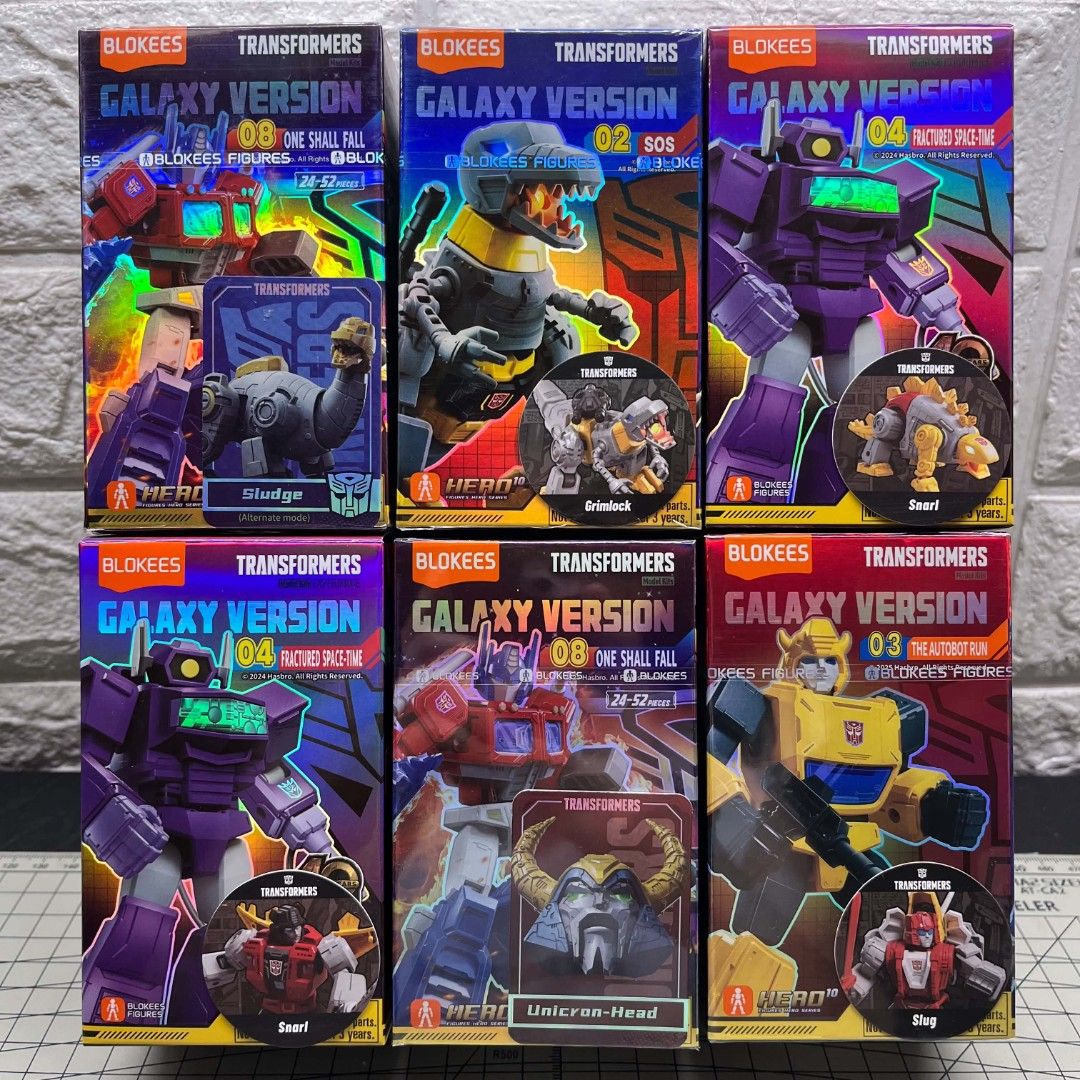 Blokees Transformers Galaxy Version (Category: Action & Battle Toys) located in Manila. Submitted by egcollectibles (Listing ID 1456855678, Image 2). Description: Blokees Transformers Galaxy Version for Sale Price: 350 - 500php each Location: Kamias or Visayas Ave, Quezon City Payment: G-Cash or Bank Transfer (LBP) Shipping/Delivery: J&T Express/Lalamove.