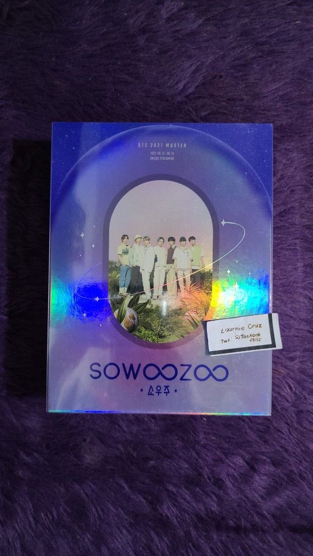BTS 2021 Muster Sowoozoo DVD Set (Category: CDs & DVDs) located in Calamba. Submitted by laarnzz (Listing ID 1456852119, Image 1). Description: - BTS 2021 Muster Sowoozoo DVD Set - Includes 3 discs with performances & behind-the-scenes content - Comes with a photo stand and stickers - A must-have for any ARMY!.