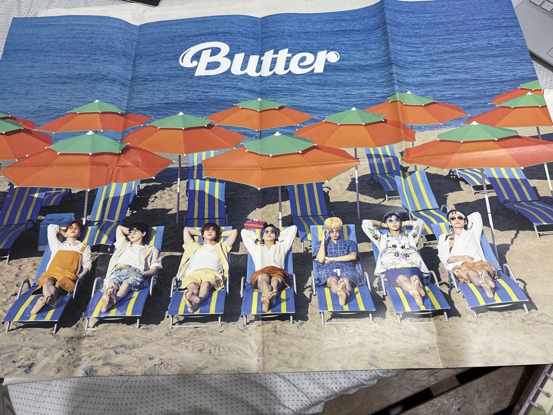 BTS BE & Butter album photocards (Category: K-Wave Merchandise) located in Quezon. Submitted by niclutter (Listing ID 1456813281, Image 3). Description: - 30 pesos each - take all for 200 pesos! - mint condition with free original butter posters! .