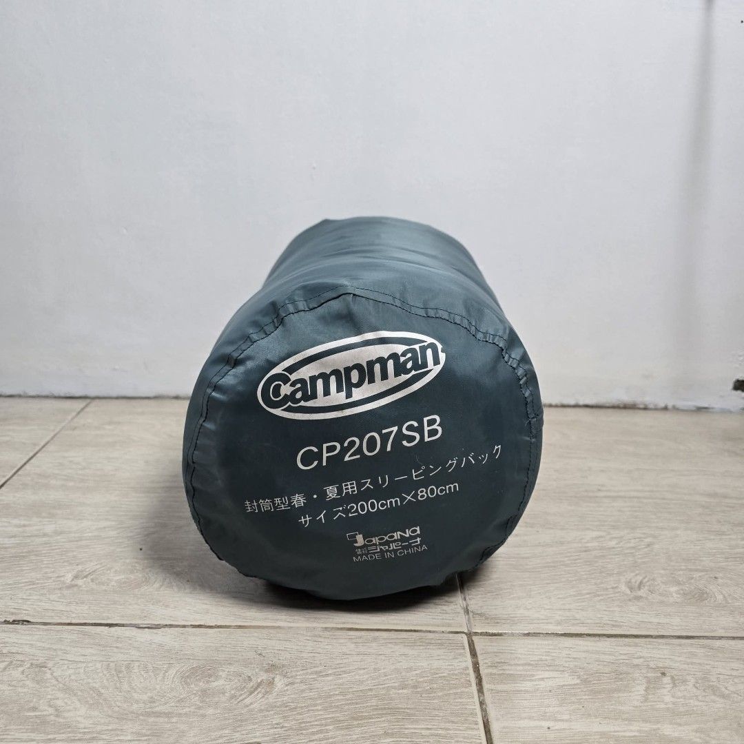 Campman Sleeping Bag from Japan (Category: Hiking & Camping) located in Pasig City. Submitted by millennialthrifter (Listing ID 1456793541, Image 1). Description: 🔥𝗖𝗔𝗠𝗣𝗠𝗔𝗡 𝗝𝗔𝗣𝗔𝗡 𝗦𝗟𝗘𝗘𝗣𝗜𝗡𝗚 𝗕𝗔𝗚 ❗ 𝑷𝒉𝒑 600 ✅Brand: Campman Japan ✅Lightweight and compact Sakto sa camping, travel, at next outdoor adventure!.