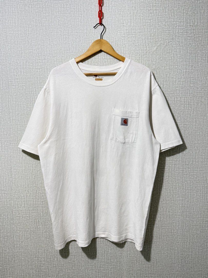 ✅Carharrt K87 (Category: Tshirts & Polo Shirts ) located in Dumaguete. Submitted by good_stuff_dgte (Listing ID 1456841633, Image 2). Description: ✅Carharrt K87 -₱750 -Size large on tag but fits xl (24.5x30.5) -Color rate 9.8/10 -Issue: very light yellow stain only (not visible when worn).